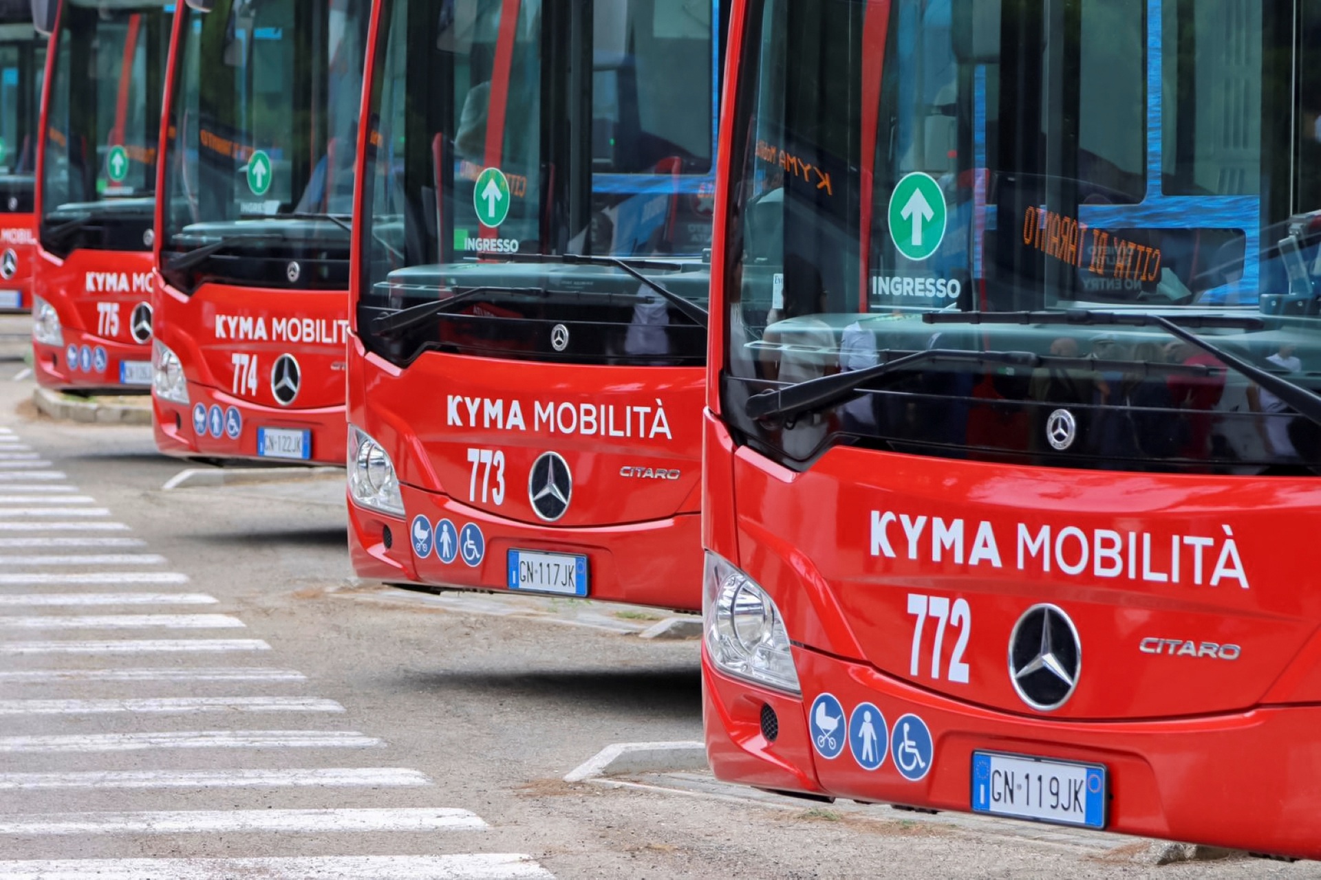 Electrified local public transport in Italy: 56 Mercedes-Benz Citaro hybrid buses for Kyma Mobilità in Taranto