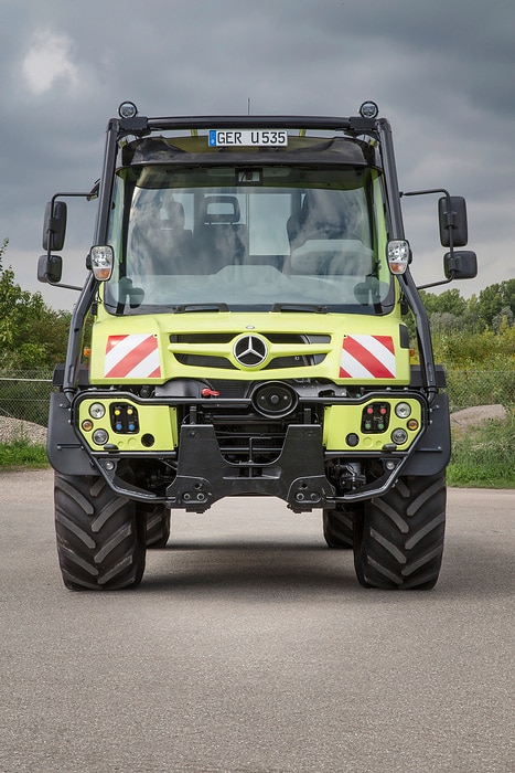 Unimog U 535 mit Traktorzulassung wird auf der Agritechnica zu sehen sein