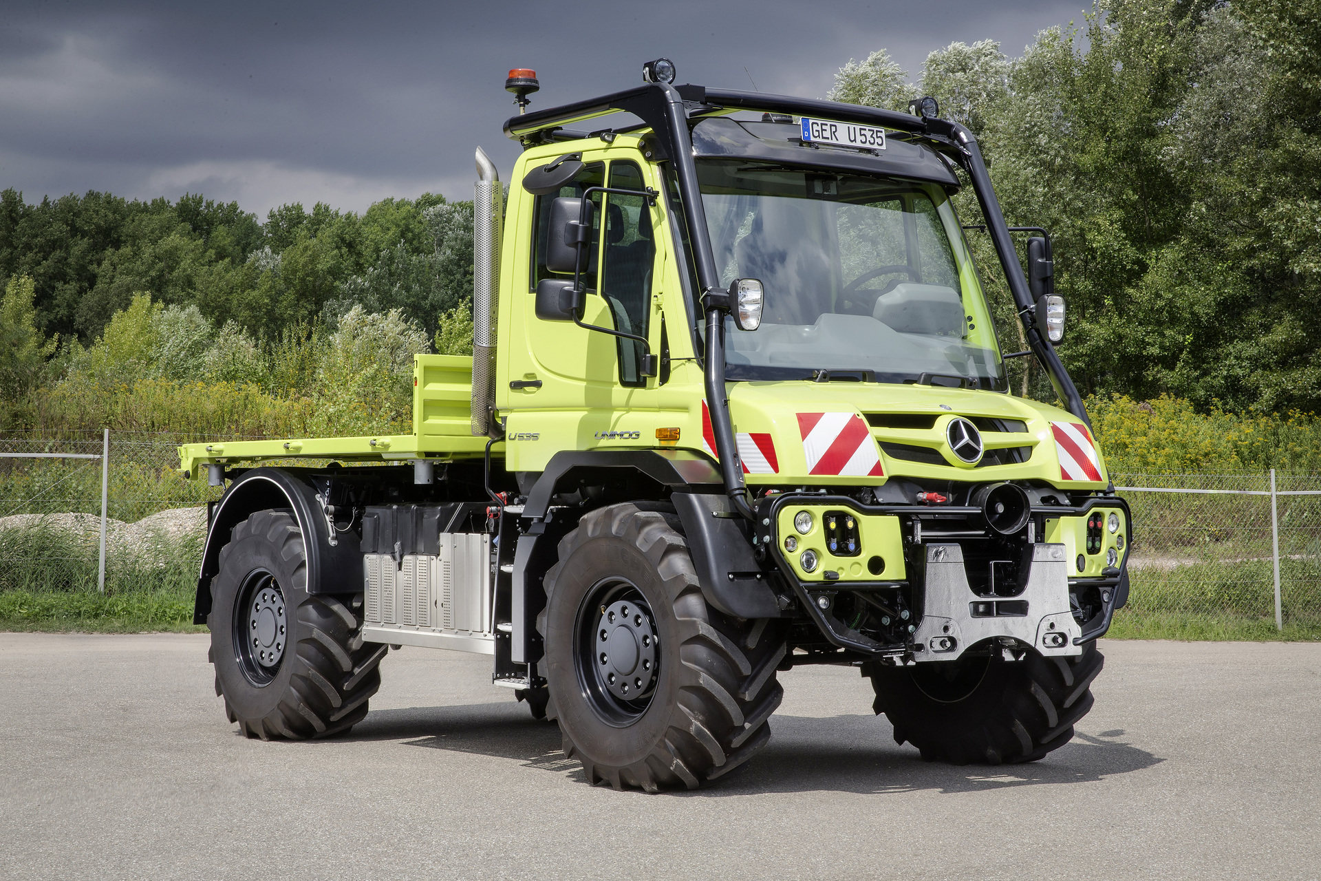 Unimog U 535 mit Traktor-Typenzulassung
Unimog U 535 mit Traktorzulassung wird auf der Agritechnica zu sehen sein