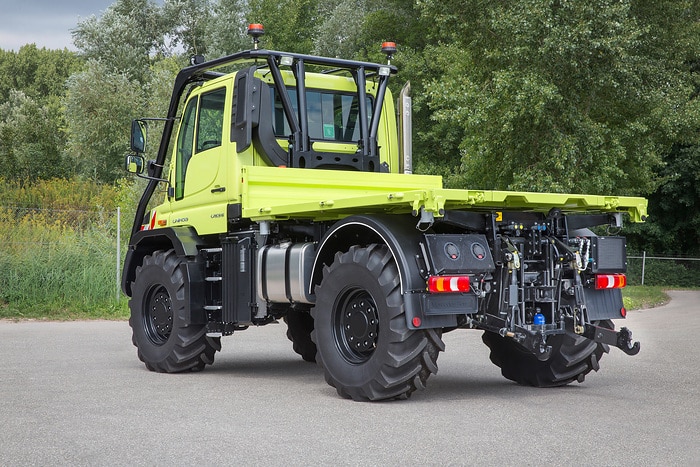 Unimog U 535 mit Traktorzulassung wird auf der Agritechnica zu sehen sein