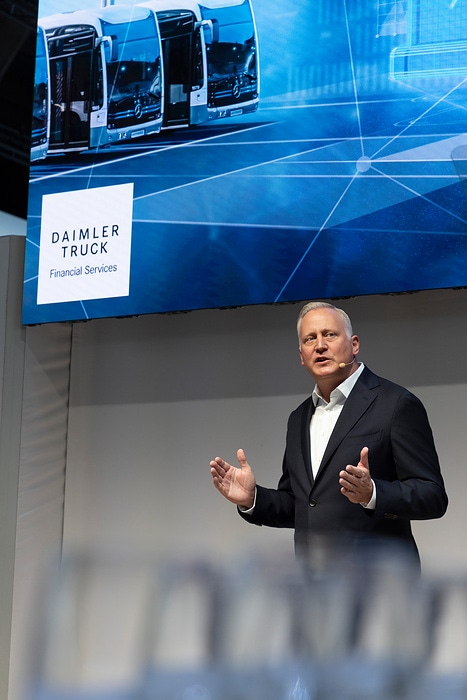 Daimler Buses auf der busworld 2023 in Brüssel