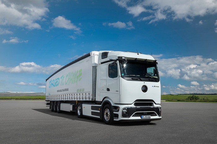 Mercedes-Benz Trucks celebrates world premiere of the battery electric long-haul truck eActros 600