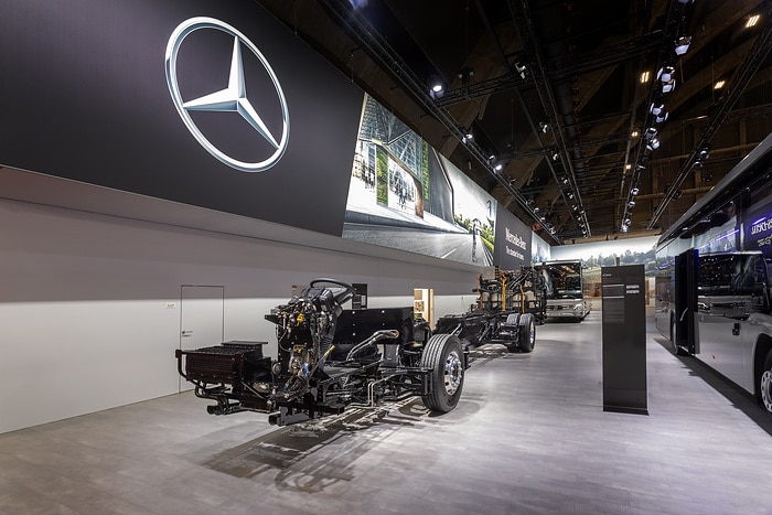 Daimler Buses auf der busworld 2023 in Brüssel