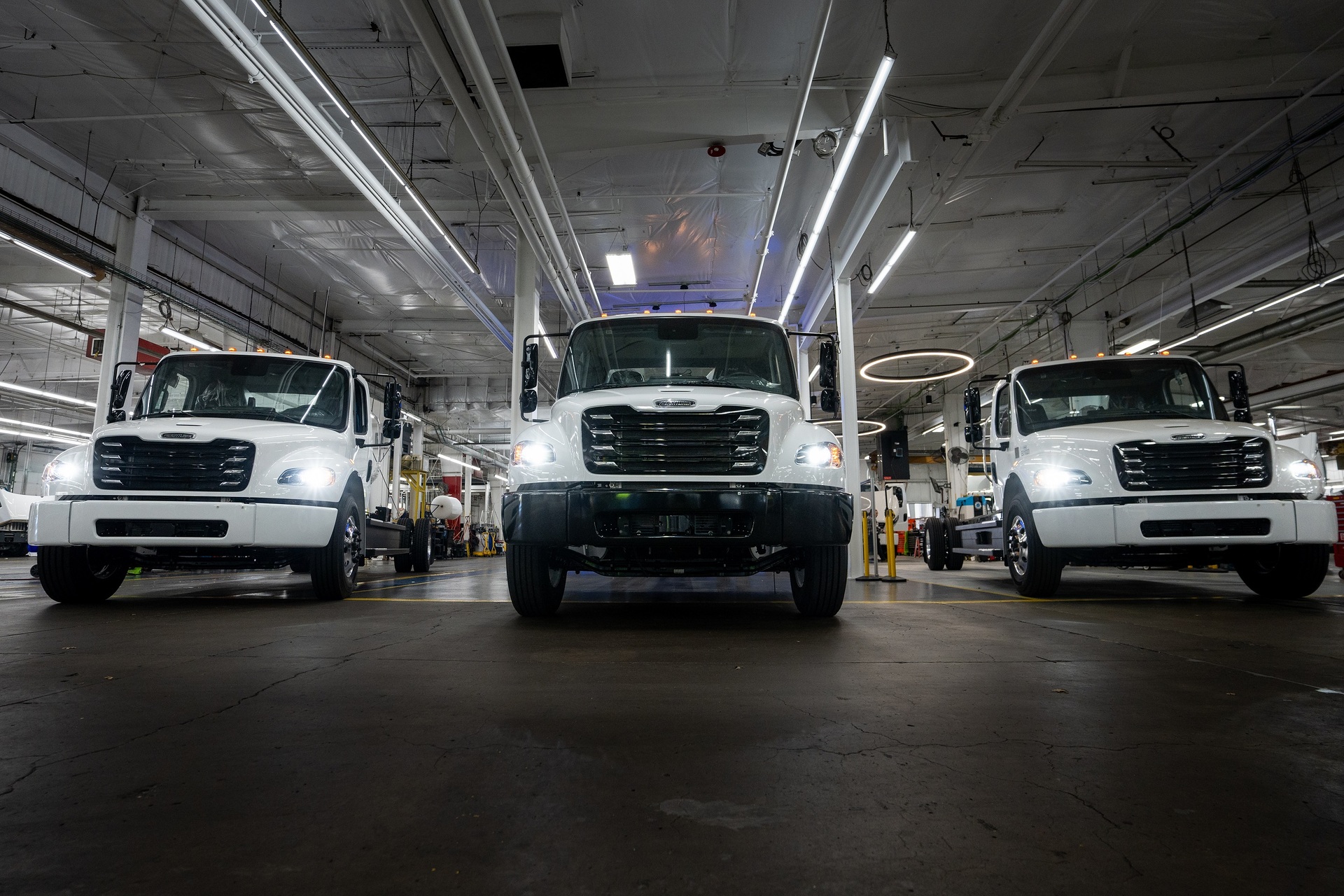 Daimler Truck North America starts series production of battery electric Freightliner eM2