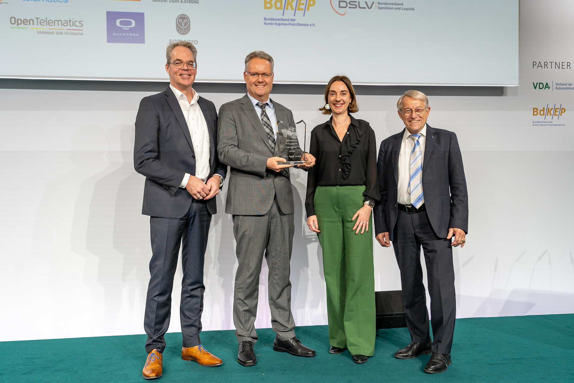 Ingo Scherhaufer, Head of Active Safety Development at Daimler Truck AG, awarded the European Commercial Vehicle Safety Award