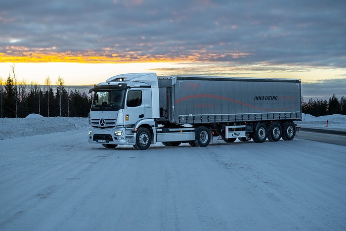 Der eActros im Winter: Fragen und Antworten zum Betrieb bei Kälte, Eis und Schnee