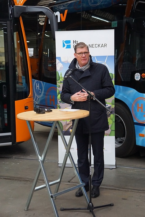 Auslieferung der weltweit ersten Serienfahrzeuge Mercedes-Benz eCitaro G fuel cell an Rhein-Neckar-Verkehr GmbH