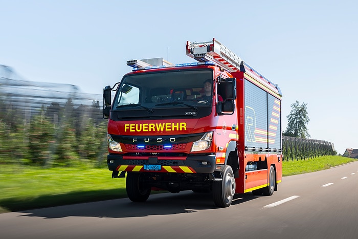 Retten, Löschen, Bergen, Schützen: FUSO Canter 4x4 im Einsatz bei der Schweizer Feuerwehr