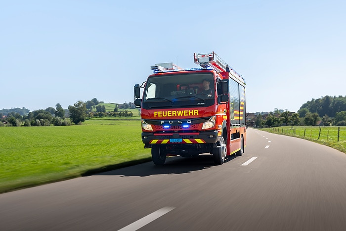 Retten, Löschen, Bergen, Schützen: FUSO Canter 4x4 im Einsatz bei der Schweizer Feuerwehr