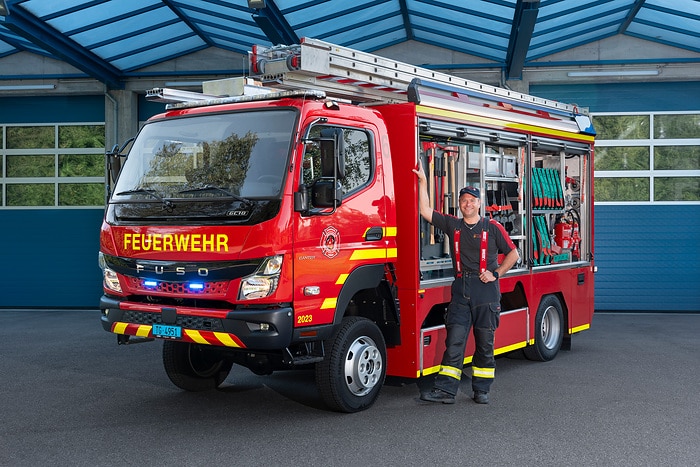 Retten, Löschen, Bergen, Schützen: FUSO Canter 4x4 im Einsatz bei der Schweizer Feuerwehr