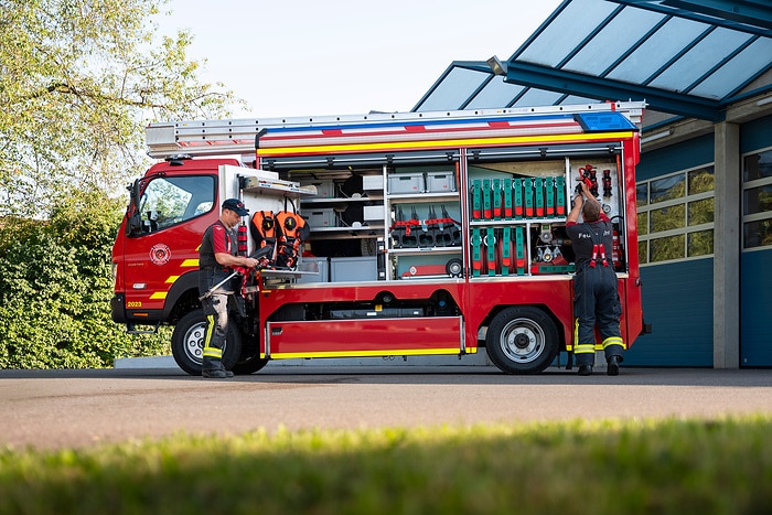Retten, Löschen, Bergen, Schützen: FUSO Canter 4x4 im Einsatz bei der Schweizer Feuerwehr