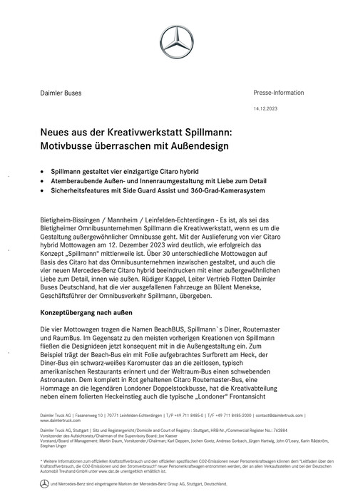 Neues aus der Kreativwerkstatt Spillmann: Motivbusse überraschen mit Außendesign