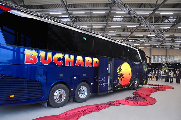 Four Setra Touring Coaches Handed Over to Buchard Voyages