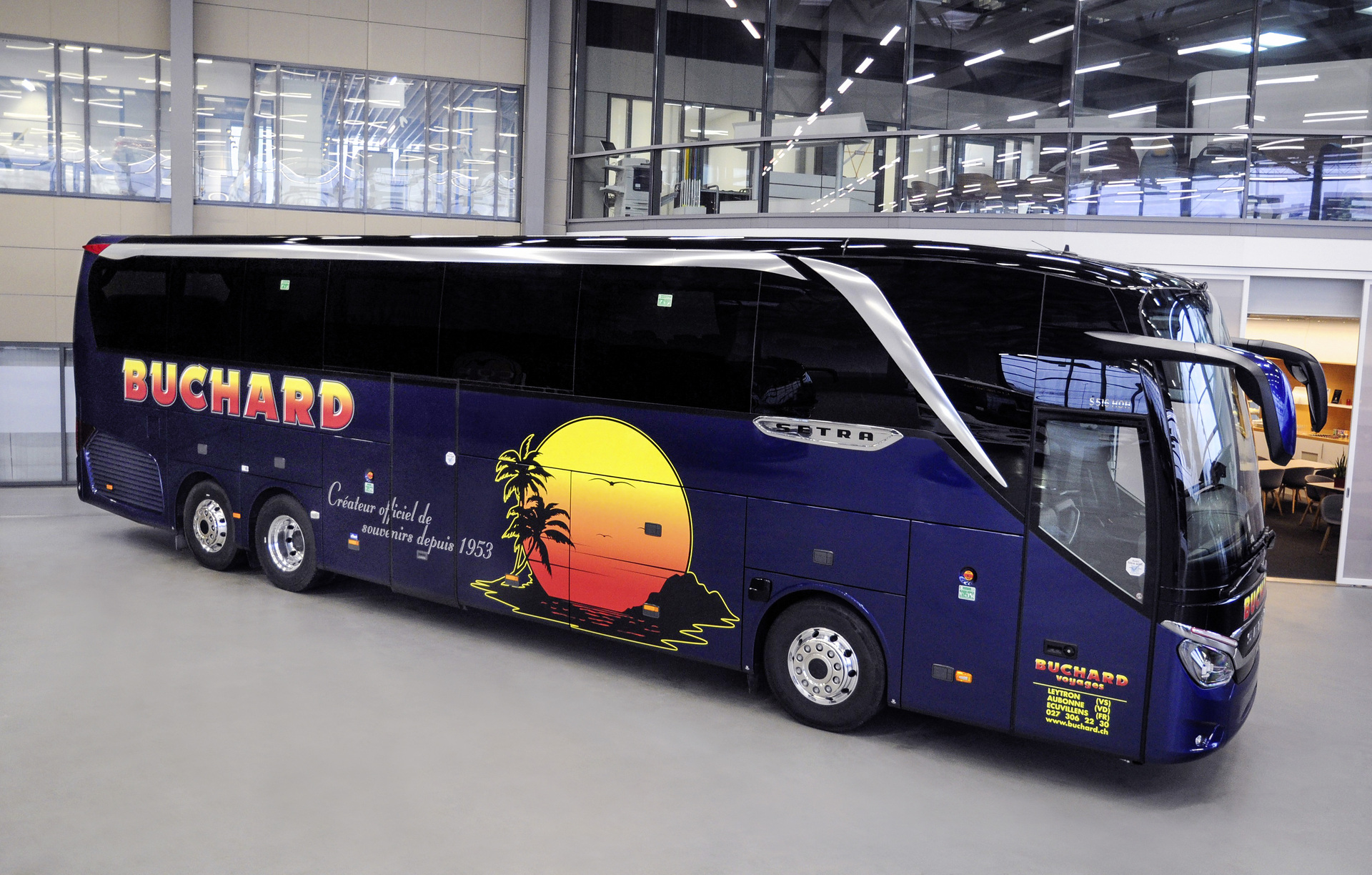 Four Setra Touring Coaches Handed Over to Buchard Voyages