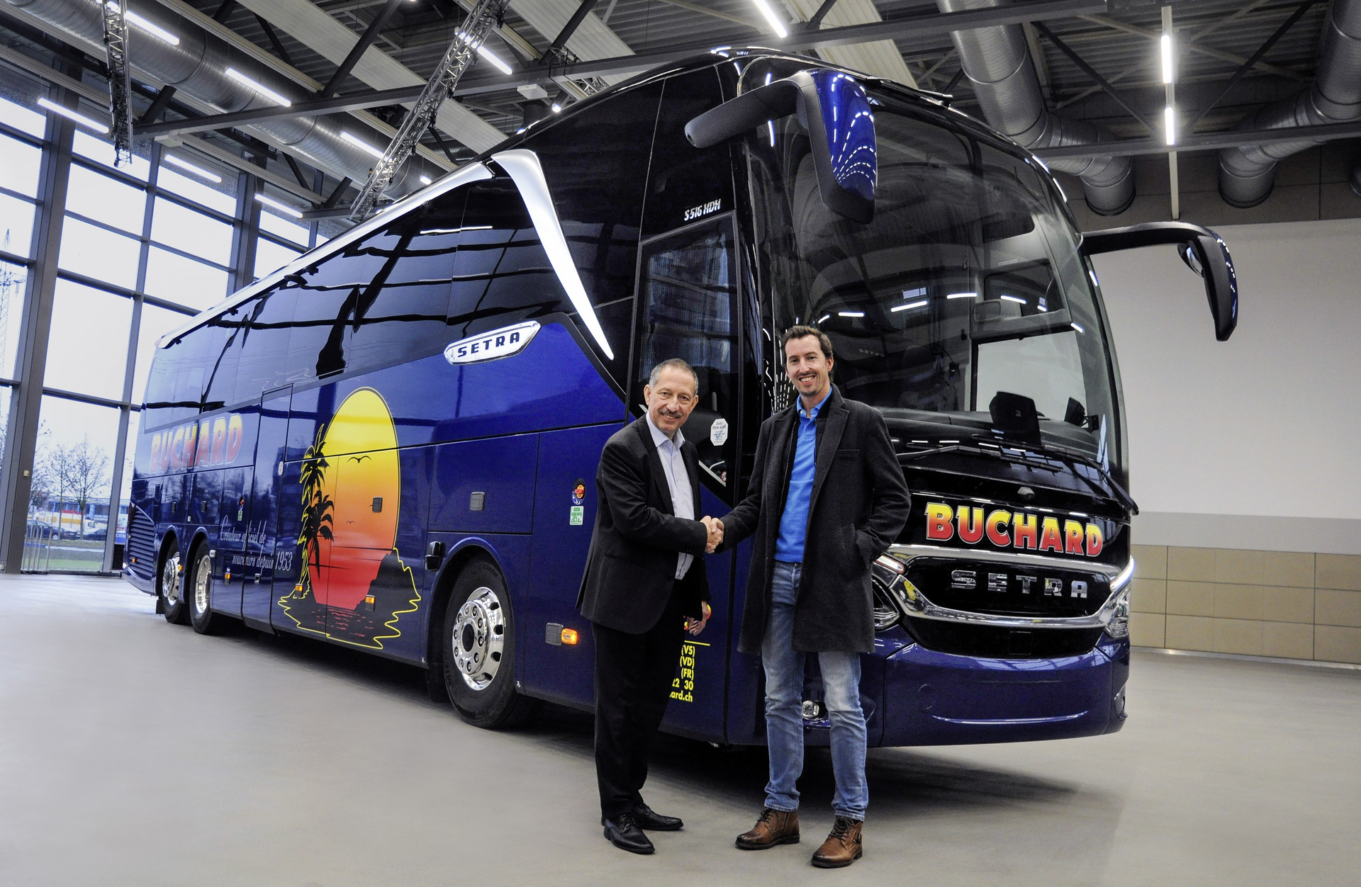 Four Setra Touring Coaches Handed Over to Buchard Voyages