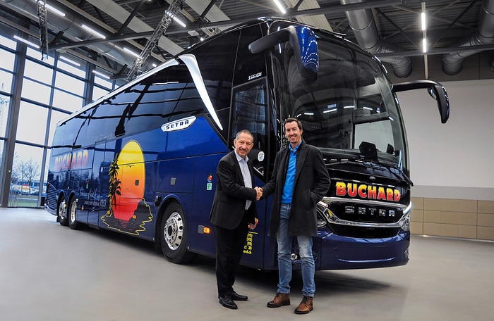 Four Setra Touring Coaches Handed Over to Buchard Voyages