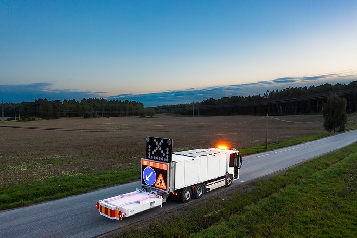 Mercedes-Benz eEconic used for road safety in Stockholm