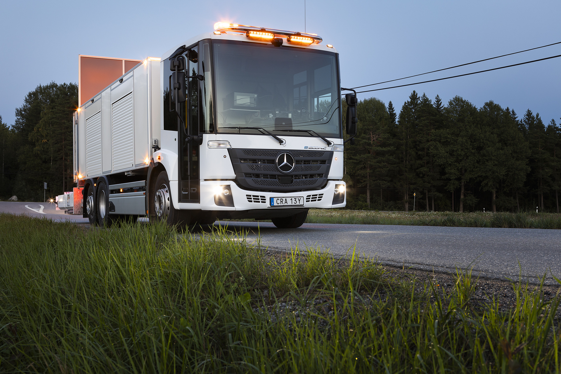 Mercedes-Benz eEconic used for road safety in Stockholm