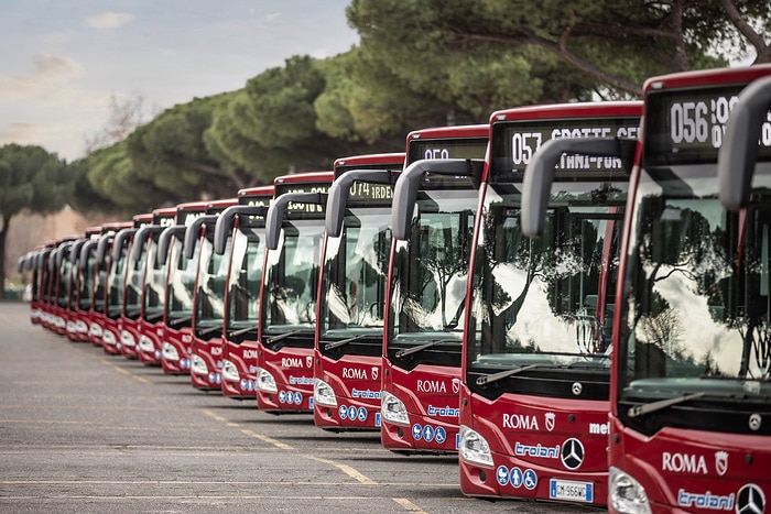 Autoservizi Troiani is now operating a regular service in the outskirts of the Italian capital, Rome, with 40 new Citaro hybrid buses