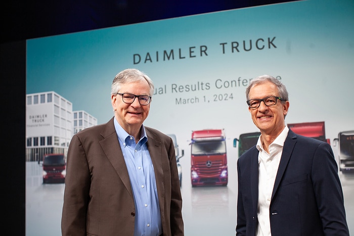 Daimler Truck: Rekordergebnisse im Jahr 2023 und robuster Ausblick für 2024