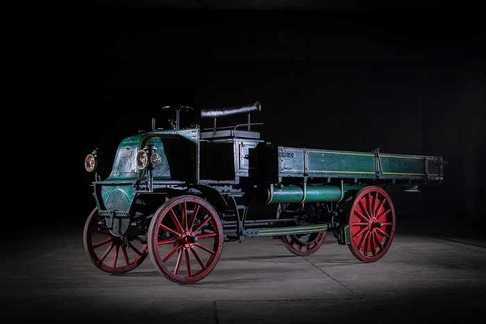 Eine echte Rarität der Daimler Kardan-Lastwagen von 1899