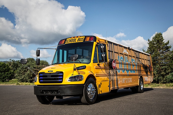 Driving towards a greener future: Daimler Truck celebrates 1,000th delivery of Saf-T-Liner C2 Jouley battery-electric school bus