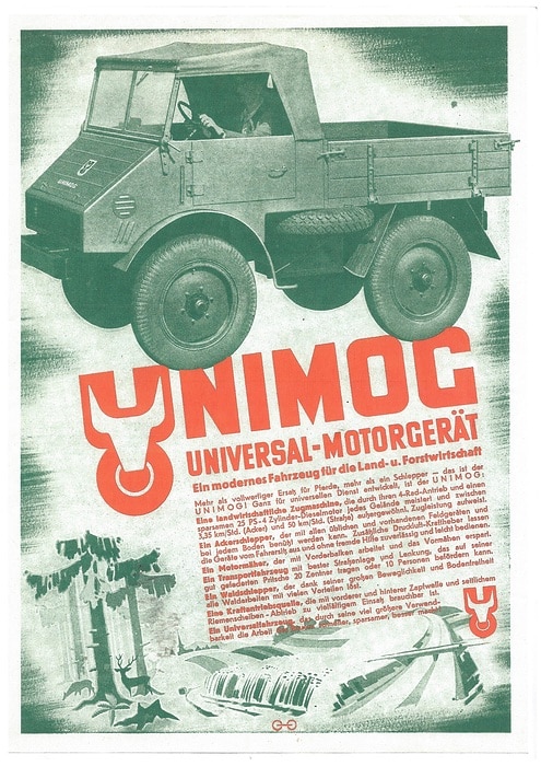 75 years ago today: Delivery of the first series-produced Unimog