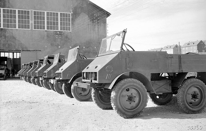 75 years ago today: Delivery of the first series-produced Unimog