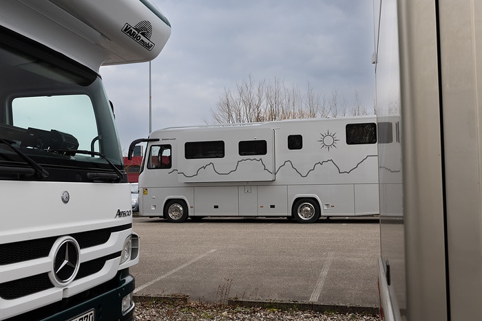 Reaching for the stars: Super motorhomes visiting Daimler Truck’s Wörth truck plant