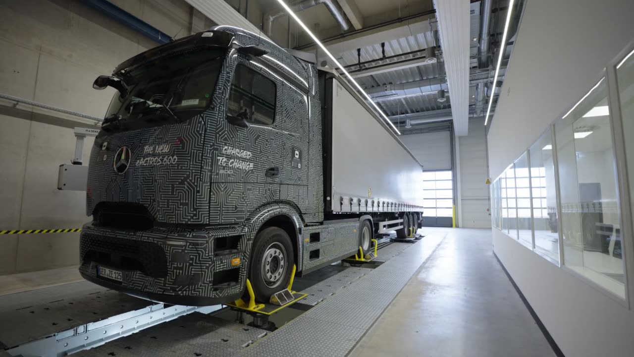 Umfassend erprobt und getestet: Innovative Prüfanlagen sichern Qualitätsstandards bei Lkw von Mercedes-Benz