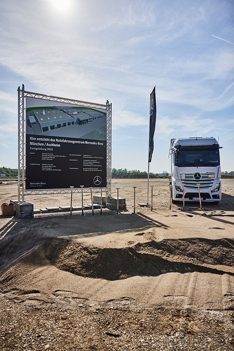 Spatenstich in München Aschheim: Daimler Truck baut weiteres Nutzfahrzeugzentrum