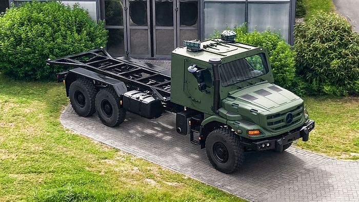 Mercedes-Benz Special Trucks stattet Fahrzeuge mit gepanzerter Fahrerkabine ab Werk aus