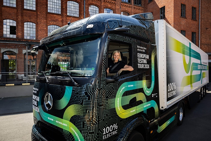 Starting signal for battery-electric mega trip:  eActros 600 on its way to the northernmost and southernmost points in Europe