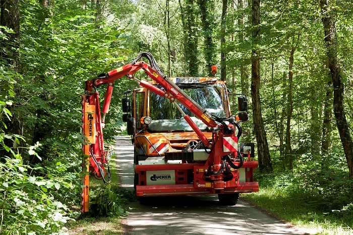 Profis im Forst: Neun Mercedes Benz Unimog zeigen ihr Können auf der KWF-Tagung in Schwarzenborn