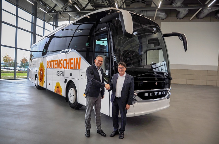 Zum Feiern schön: drei Busunternehmen begehen Jubiläum mit Setra ComfortClass