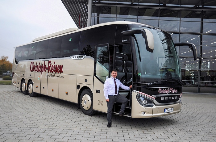 Zum Feiern schön: drei Busunternehmen begehen Jubiläum mit Setra ComfortClass