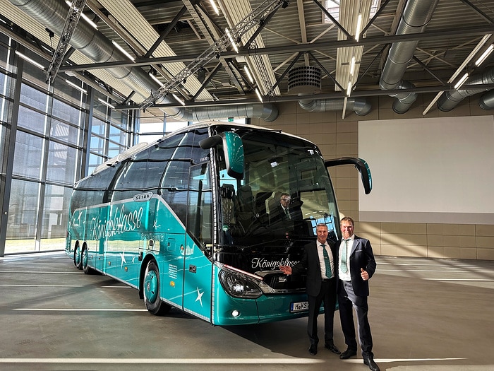 Zum Feiern schön: drei Busunternehmen begehen Jubiläum mit Setra ComfortClass