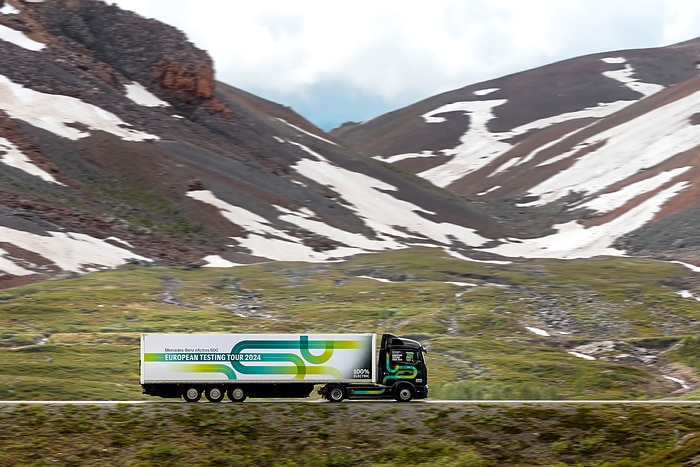 Electric European tour: eActros 600 test trucks complete the northernmost leg of the journey