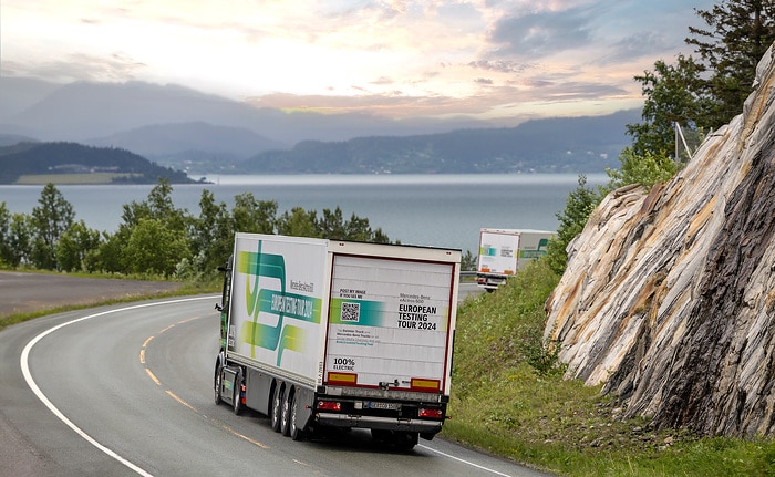Electric European tour: eActros 600 test trucks complete the northernmost leg of the journey