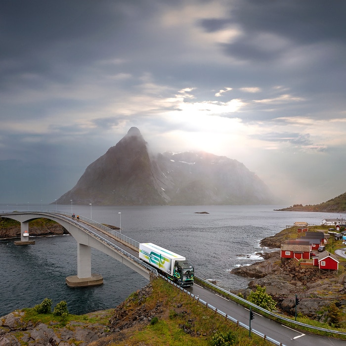 Electric European tour: eActros 600 test trucks complete the northernmost leg of the journey
