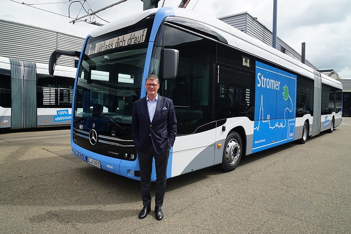 Fit for climate-friendly mobility: 14 eCitaro G buses for the municipal services of Ulm and Neu-Ulm