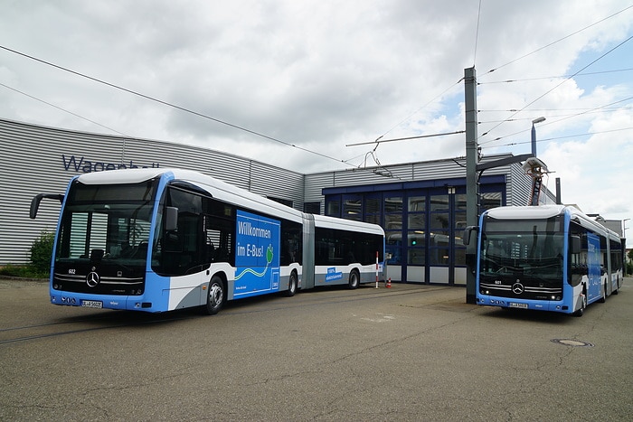 Fit for climate-friendly mobility: 14 eCitaro G buses for the municipal services of Ulm and Neu-Ulm