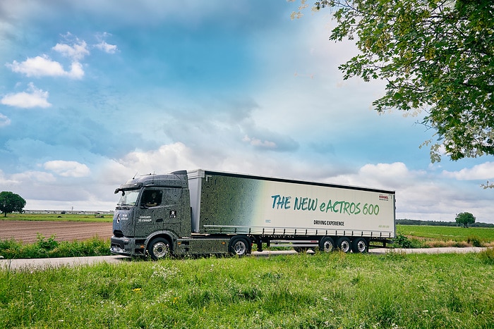 Mercedes-Benz eActros 600 Driving Experience