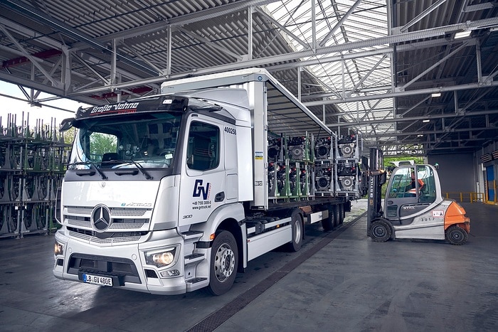 Mercedes-Benz Trucks customer Große-Vehne is actively pushing the drive transition forward