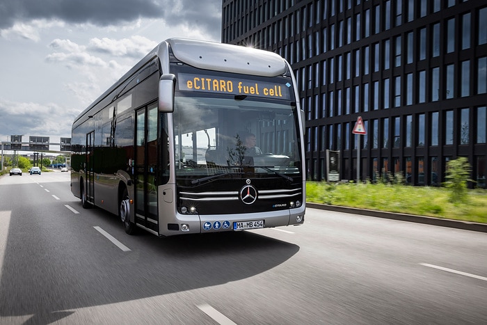 Mercedes Benz eCitaro fuell cell