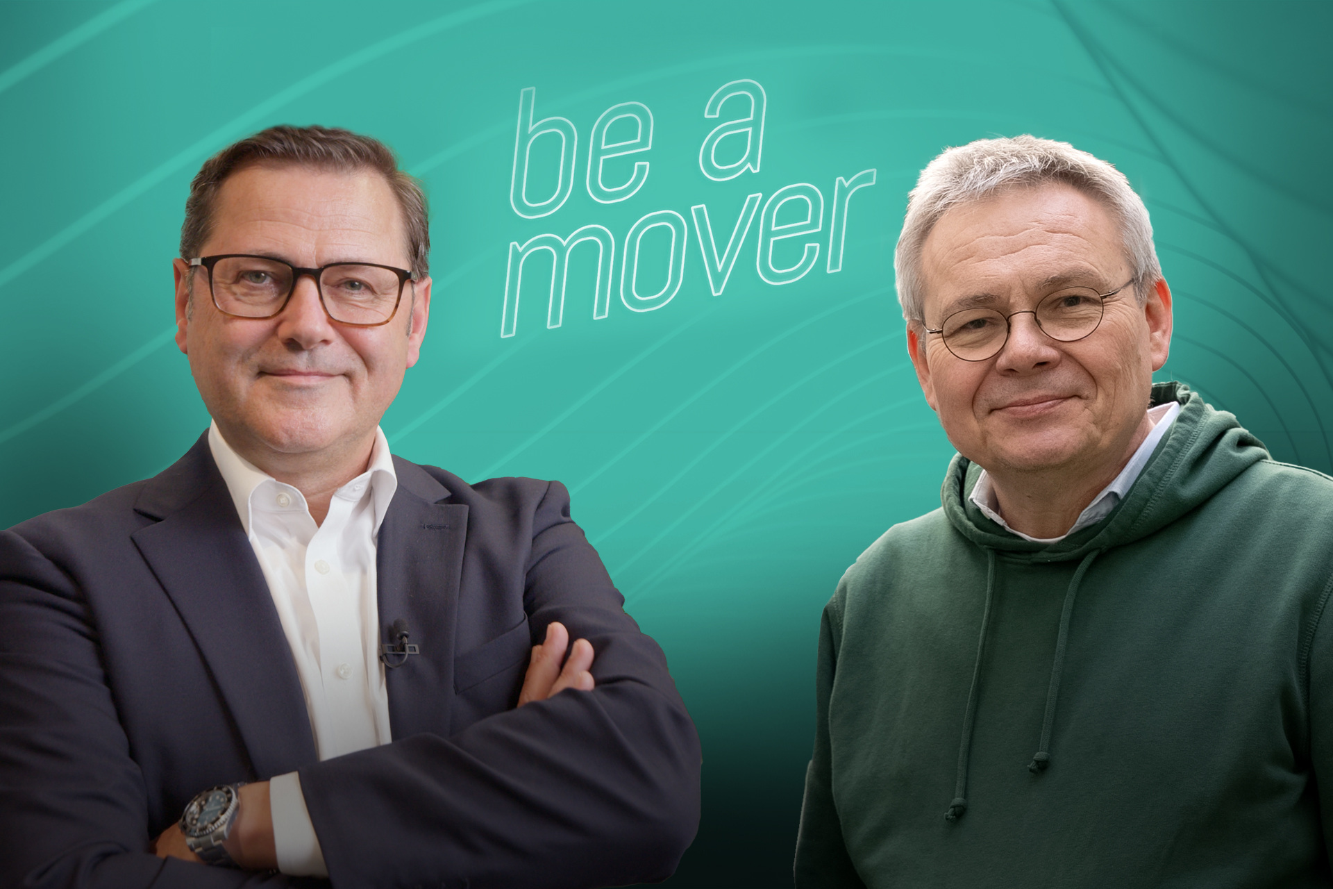Be a mover talk Dr. Marcus Schoenenberg Jörg Howe Zuverlässige Partnerschaften in der Transformation – Der neue „be a mover“ talk mit Dr. Marcus Schoenenberg, Leiter Globaler Einkauf und Lieferantenmanagement Daimler Truck, und Jörg Howe