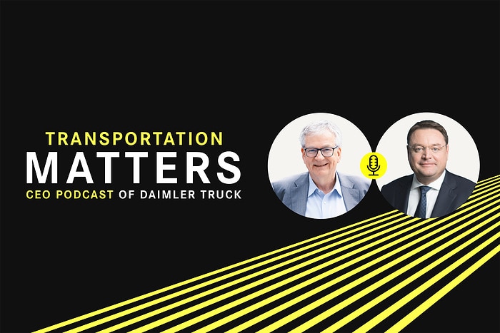 Martin Daum with Stefan Paul on the CEO-Podcast: Zero-emission transportation – the customer perspective