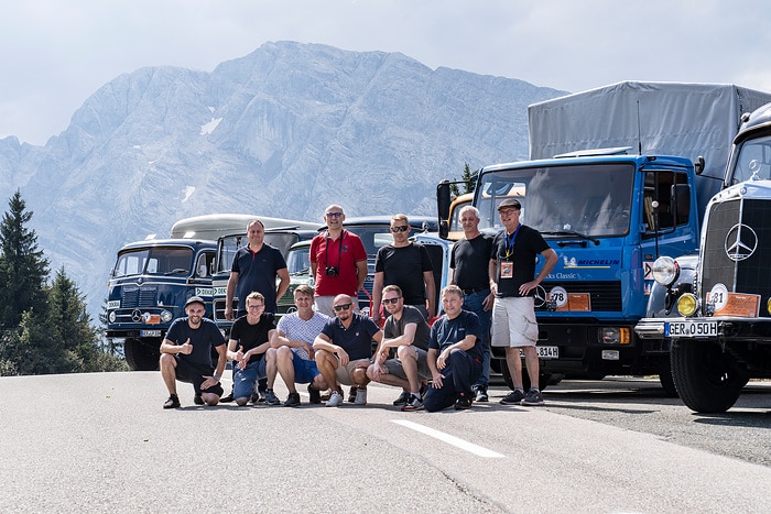 Anniversary tour: Eight truck and bus legends from Mercedes-Benz and Setra at the 20th Germany tour for historic commercial vehicles