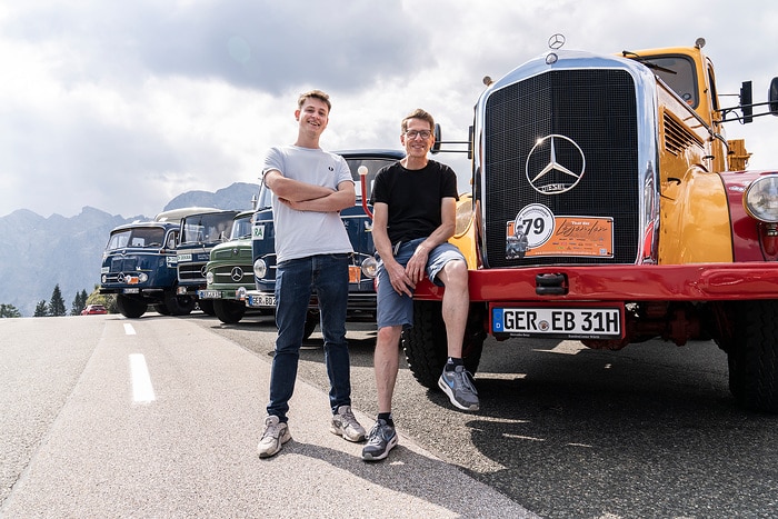 Anniversary tour: Eight truck and bus legends from Mercedes-Benz and Setra at the 20th Germany tour for historic commercial vehicles