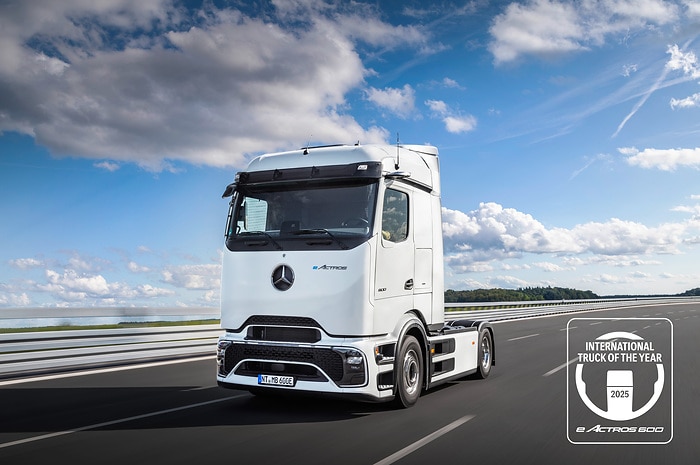 Mercedes-Benz eActros 600 ist “International Truck of the Year 2025"